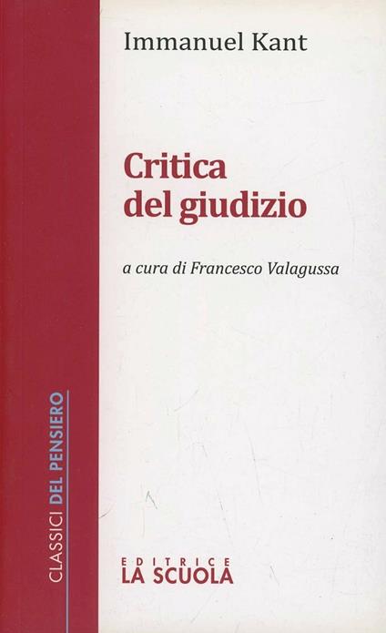 Critica del giudizio - Immanuel Kant - copertina