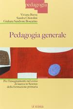 Pedagogia generale per l'insegnamento nel corso di laurea in scienze della formazione primaria