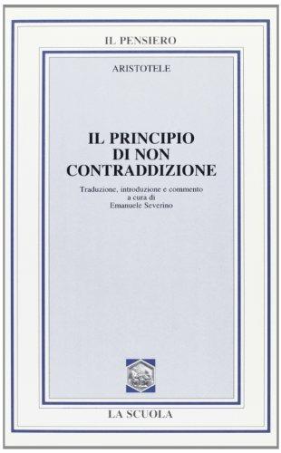 Il principio di non contraddizione - Aristotele - copertina