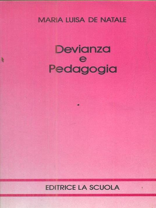 Devianza e pedagogia - Maria Luisa De Natale - copertina