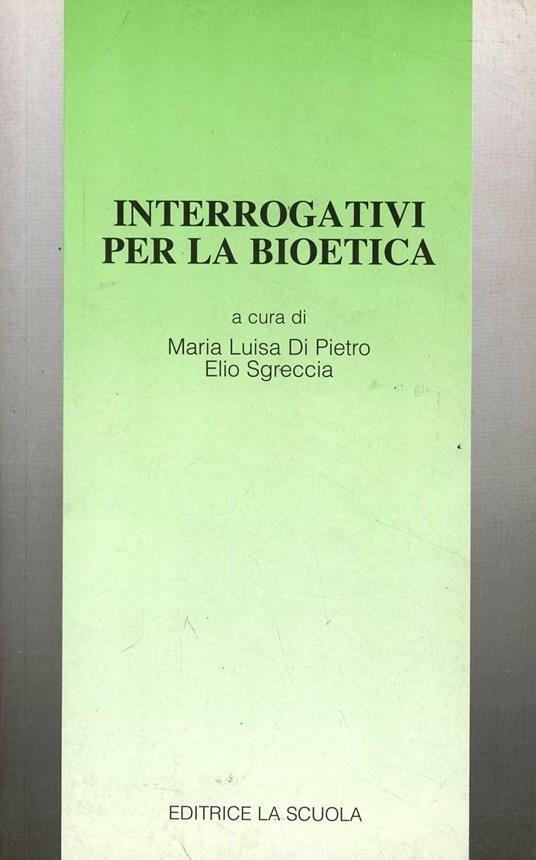 Interrogativi per la bioetica - copertina