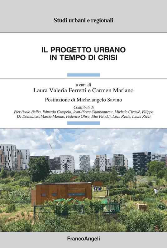 Il progetto urbano in tempo di crisi - copertina