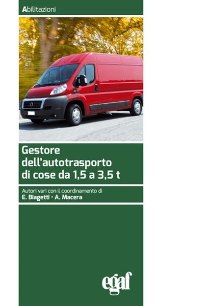 Gestore dell'autotrasporto di cose da 1,5 a 3,5 t - copertina