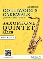 Saxophone Quintet «Golliwogg's Cakewalk» score & parts. For intermediate players