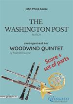 The Washington Post. March. Woodwind quintet score & parts. Partitura e parti