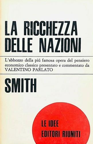 La ricchezza delle nazioni. Abbozzo - Adam Smith - copertina