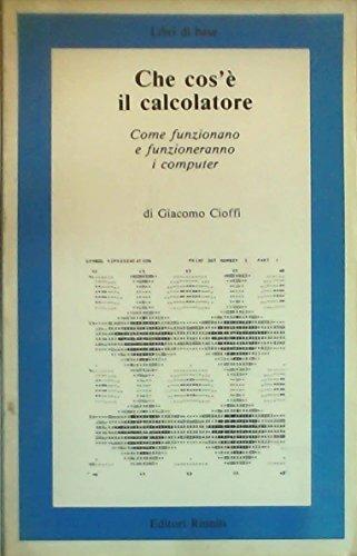 Che cos'è il calcolatore - G. Cioffi - copertina