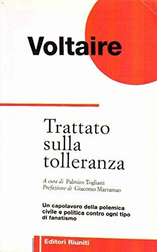 Il trattato sulla tolleranza - Voltaire - copertina