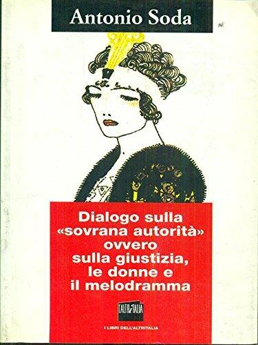 Dialogo sulla sovrana autorità - Antonio Soda - copertina