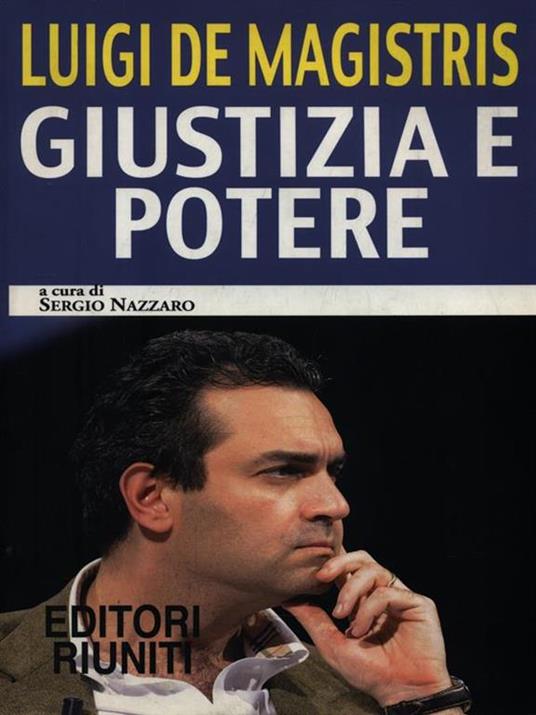 Giustizia e potere - Luigi De Magistris - copertina