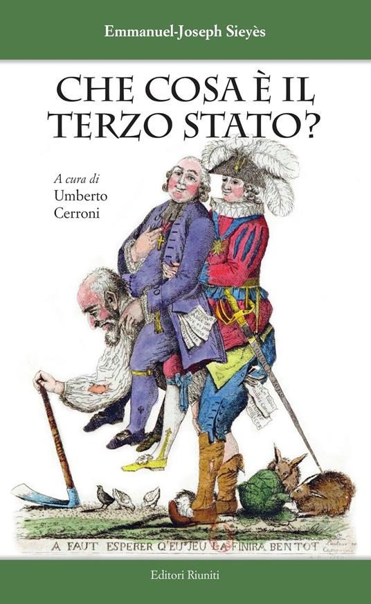 Che cosa è il Terzo Stato? - Emmanuel-Joseph Sieyès - copertina