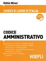 Codice amministrativo 2022. Ediz. minor