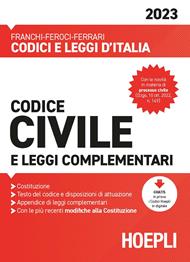 Codice civile e leggi complementari 2023