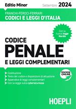 Codice penale e leggi complementari. Settembre 2024. Ediz. minor. Con la nuova legge Nordio