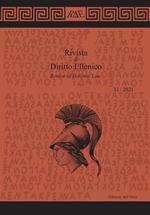 Rivista di diritto ellenico (2021). Ediz. critica. Vol. 9