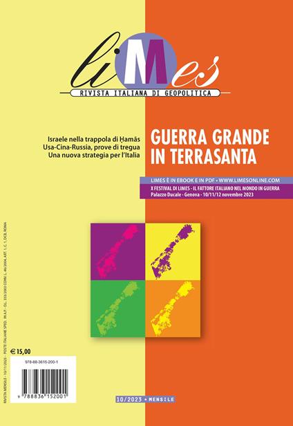 Limes. Rivista italiana di geopolitica (2023) vol.11 - 9788836152018 in  Geopolitica