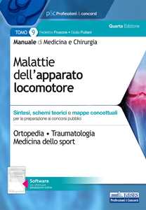 Image of Manuale di medicina e chirurgia. Con software di simulazione. Vol. 9: Malattie dell'apparato locomotore. Sintesi, schemi teorici e mappe concettuali.