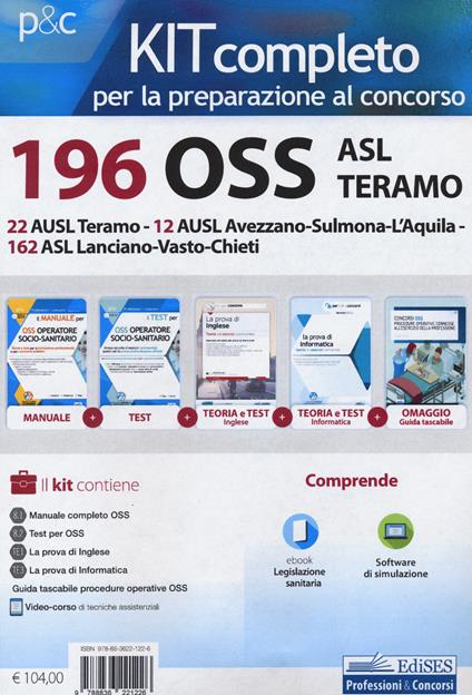 Kit 196 OSS ASL Teramo - Luigia Carboni,Anna Malatesta,Simone Piga - copertina