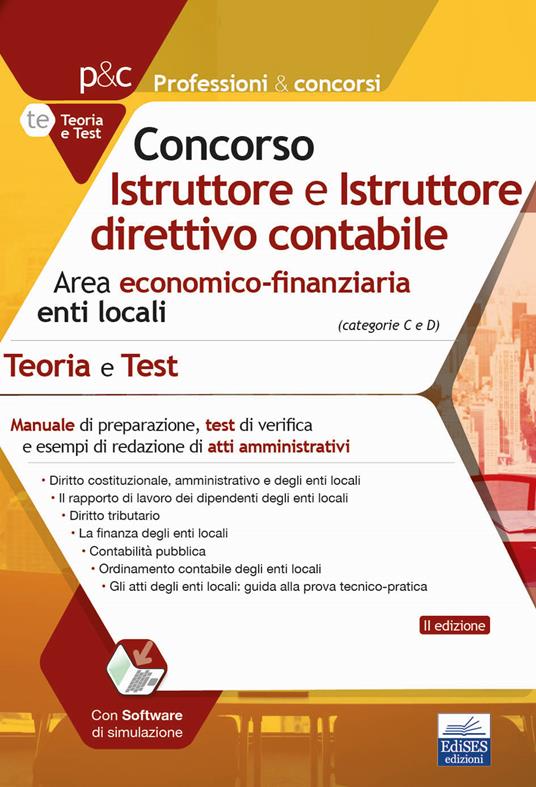 Concorso Istruttore e Istruttore direttivo contabile. Area economico-finanziaria enti locali. Teoria e test. Con Contenuto digitale per accesso on line - copertina