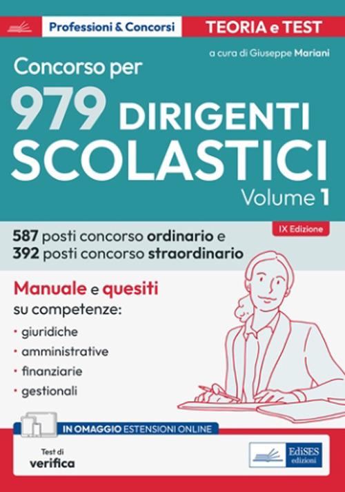 Concorso per dirigente scolastico. Vol. 1 - Giuseppe Mariani - ebook