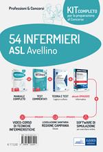 Kit concorso 54 infermieri ASL Avellino. Volumi per la preparazione al concorso per la prova preselettiva e prove successive. Con e-book. Con software di simulazione. Con videocorso