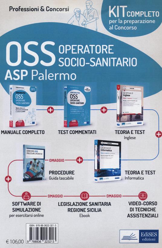 Kit concorso OSS ASP Palermo. Con e-book. Con software di simulazione. Con videocorso - Luigia Carboni,Antonella Locci,Anna Malatesta - copertina