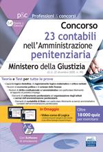 Concorso 23 contabili nell'Amministrazione penitenziaria. Ministero della Giustizia. Teoria e Test per tutte le prove