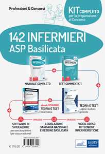 Image of Kit concorso 142 infermieri ASP Basilicata. Con ebook: La prova di informatica. Con espansione online. Con software di simulazione