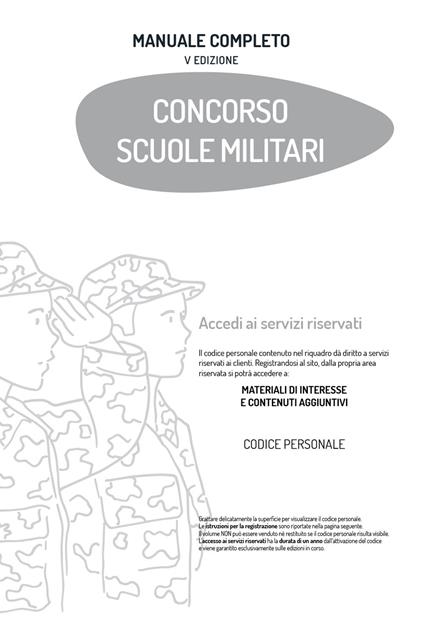 Concorso scuole militari. Esercito, marina, aeronautica. Manuale completo per l'ammissione ai Licei, classico e scientifico, delle scuole militari - Patrizia Nissolino - ebook