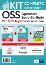 Kit dei concorsi per OSS. Volumi completi per tutte le prove di selezione. Con aggiornamento online. Con software di simulazione