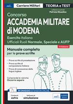 Concorso Accademia militare di Modena. Ufficiali Esercito italiano. Teoria e test per le prove scritte. Con software di simulazione