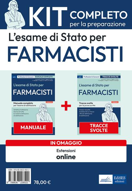 L'esame di Stato per farmacisti. Kit completo per la preparazione. Con espansione online - Maurizio Memo,Sandra Sigala,Agnese Miro - copertina