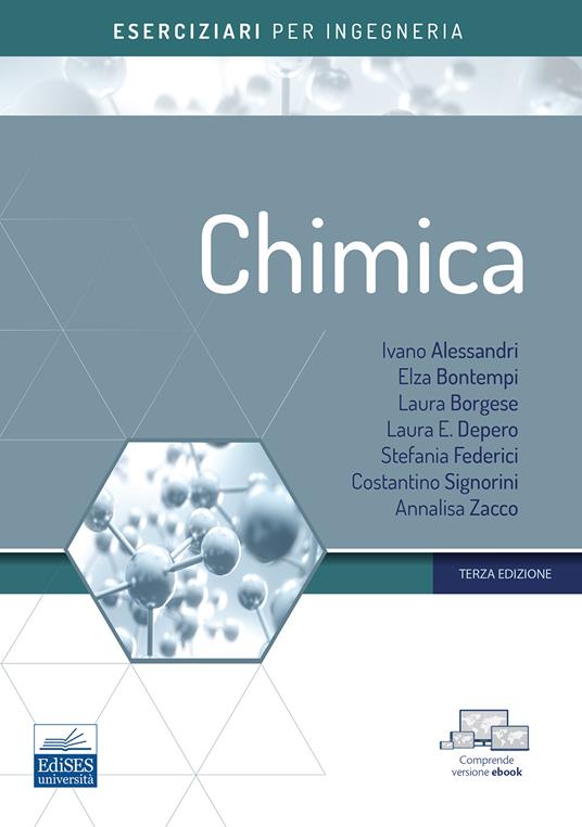 Chimica. Eserciziari per ingegneria - I. Alessandri,E. Bontempi,L. Borgese - copertina