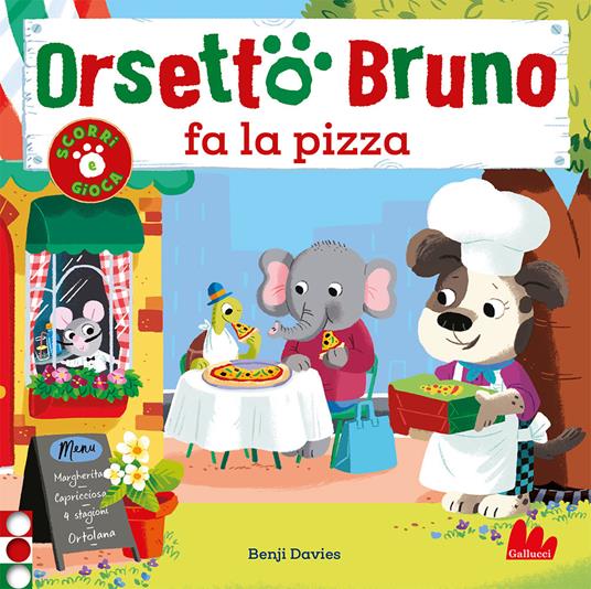 Orsetto Bruno fa la pizza. Ediz. a colori - Benji Davies - copertina