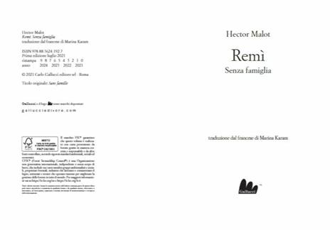 Rémi. Senza famiglia - Hector Malot - 2