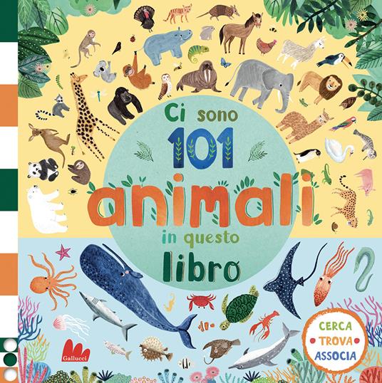 Ci sono 101 animali marini in questo libro. Cerca, trova, associa. Ediz. a colori - Rebecca Jones - copertina