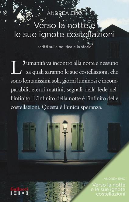 Verso la notte e le sue ignote costellazioni. Scritti sulla politica e la storia. Nuova ediz. - Andrea Emo - copertina