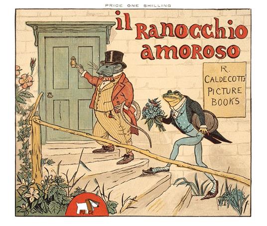 Il ranocchio amoroso - Randolph Caldecott - copertina