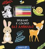 Disegno e coloro gli animali. Ediz. a colori. Con gessetti