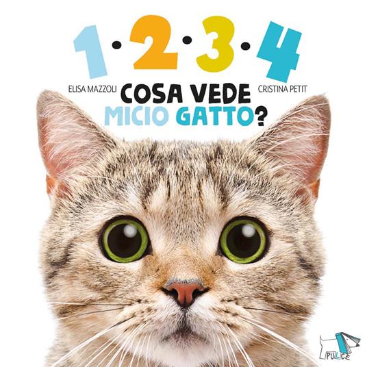 1234 cosa vede micio gatto? Ediz. a colori - Elisa Mazzoli,Cristina Petit - copertina
