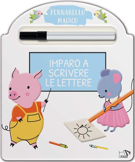 Imparo a scrivere le lettere. Ediz. a colori. Con pennarello magico - copertina