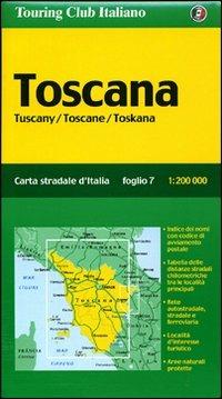 Toscana 1:200.000 - copertina