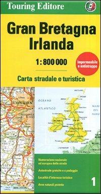 Gran Bretagna e Irlanda 1:800.000. Carta stradale e turistica - copertina