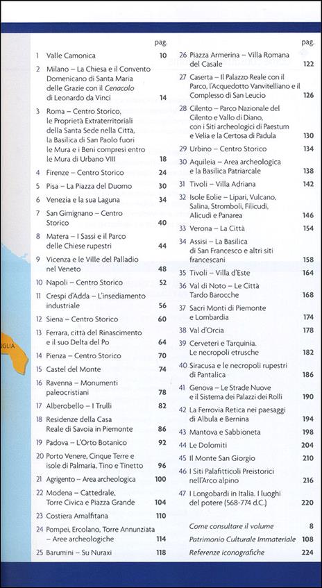 Il patrimonio dell'umanità in Italia. Paesaggi, luoghi e suggestioni - 4