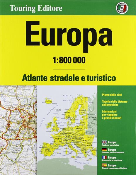 Europa. Atlante stradale e turistico 1:800.000. Ediz. multilingue - 4