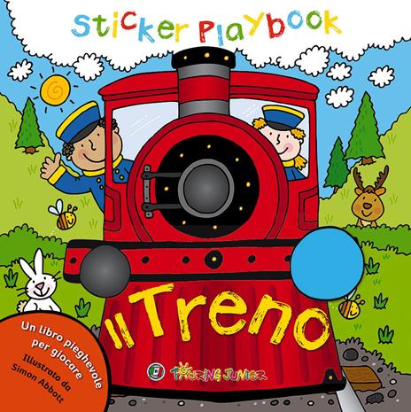 Il treno. Con adesivi - copertina