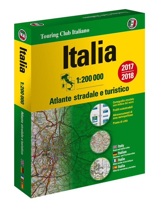 Atlante stradale d'Italia Nord, Centro, Sud 1:200.000 - 2