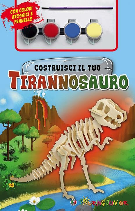 Costruisci il tuo tirannosauro. Con gadget - copertina