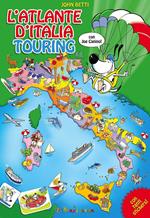 L' atlante d'Italia Touring con Joe Canino. Con adesivi