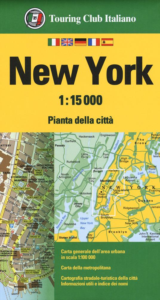 New York 1:15.000. Pianta della città - copertina